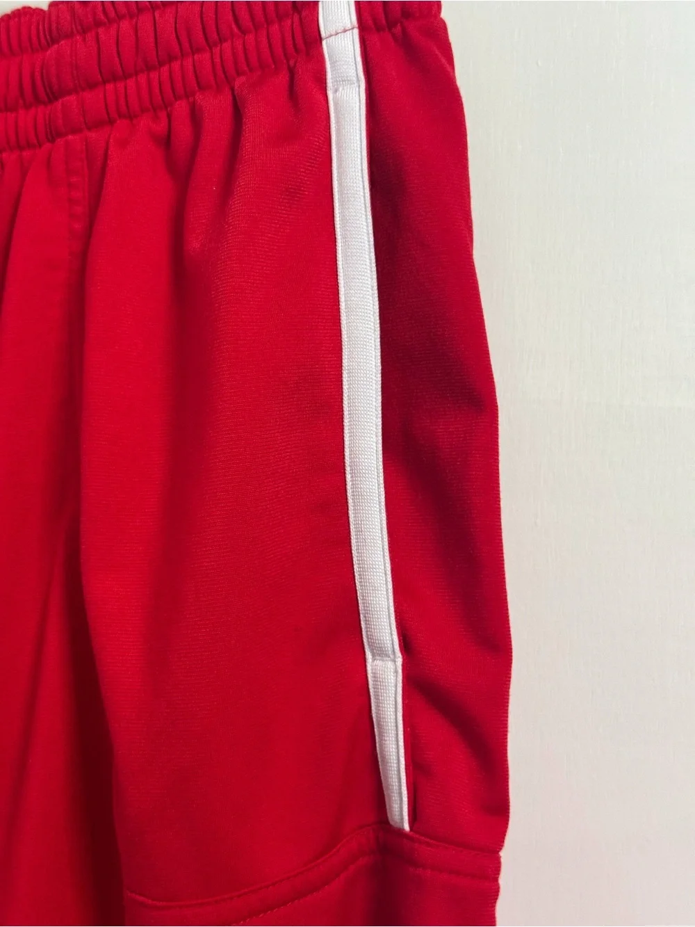 Jordan Jumpman Warm Up Pants Red White Ankle Zip Basketball Size L
